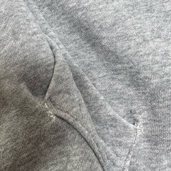 Nike Club Fleece Hoodie Sweatshirt Grey Size Large - Picture 6 of 9